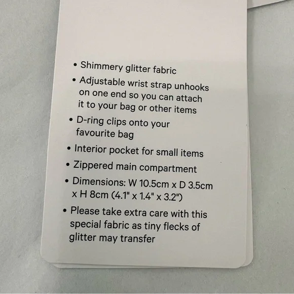 Lululemon Everywhere Belt Bag Nano Glitter Dark Silver NWT - Picture 9 of 10